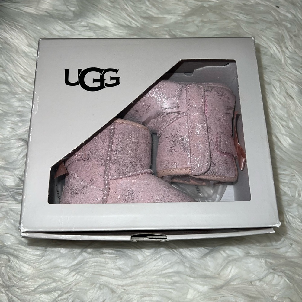 Jesse Bow II Shimmer Ugg Boot Infant 02/03